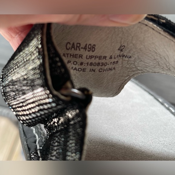 ALEGRIA Carina Circulate Sandal Size 11.5-12 / EU 42 Leather Thong Sandal - Picture 8 of 9